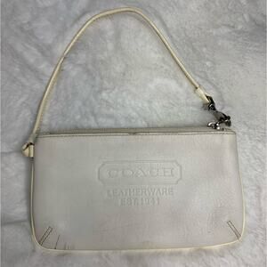 COACH Off White Wristlet